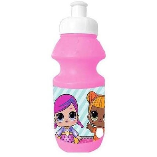 Borraccia riutilizzabile 400ml, Rosa - LOL Surprise