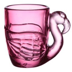 Set 2 Bicchierini Shot da Liquore 90ml - Fenicottero rosa